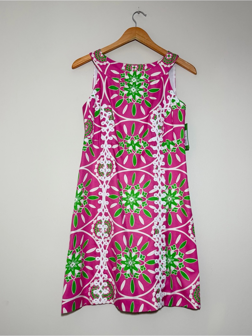 NWT Lilly Pulitzer Jacqueline Dress Gather Round Hibiscus Pink